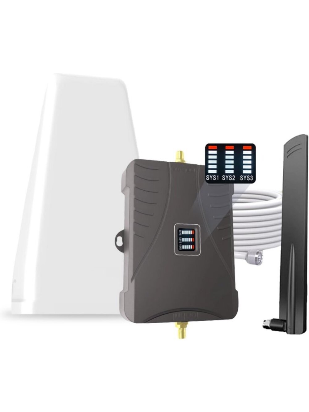 Home Office Cell Phone Signal Booster, 2500 Sq.Ft, Boost 5G 4G LTE 3G, FCC